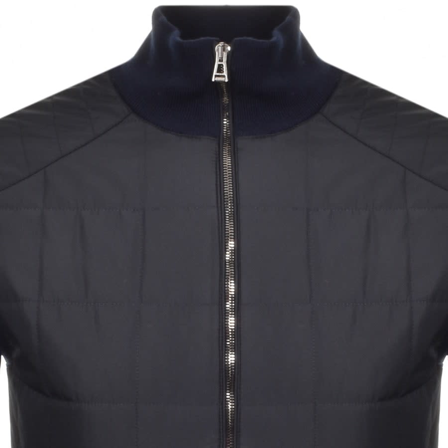 Alternative Image for ProductBelstaff Kelby Full Zip Knit Jumper Navy2